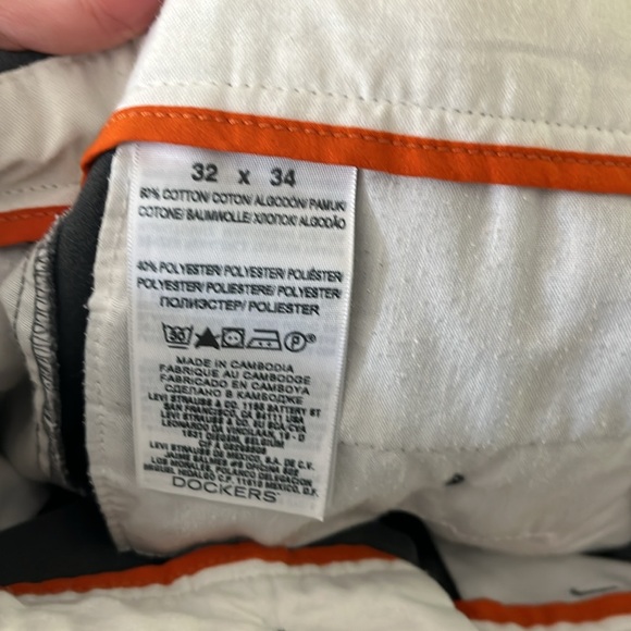 Dockers Gray Easy Khaki Pants Size 32x34 - Picture 12 of 13